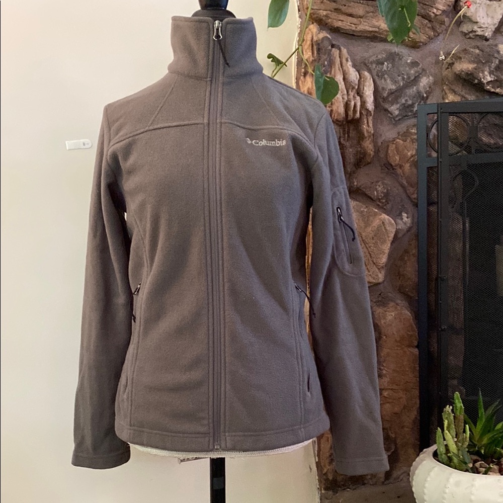 Columbia Women's Gray Fleece Ski Jacket
